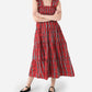 J.Marie - Rayna Ruffle Strap Midi Dress
