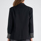 Elan - Rhinestone Cuff Blazer