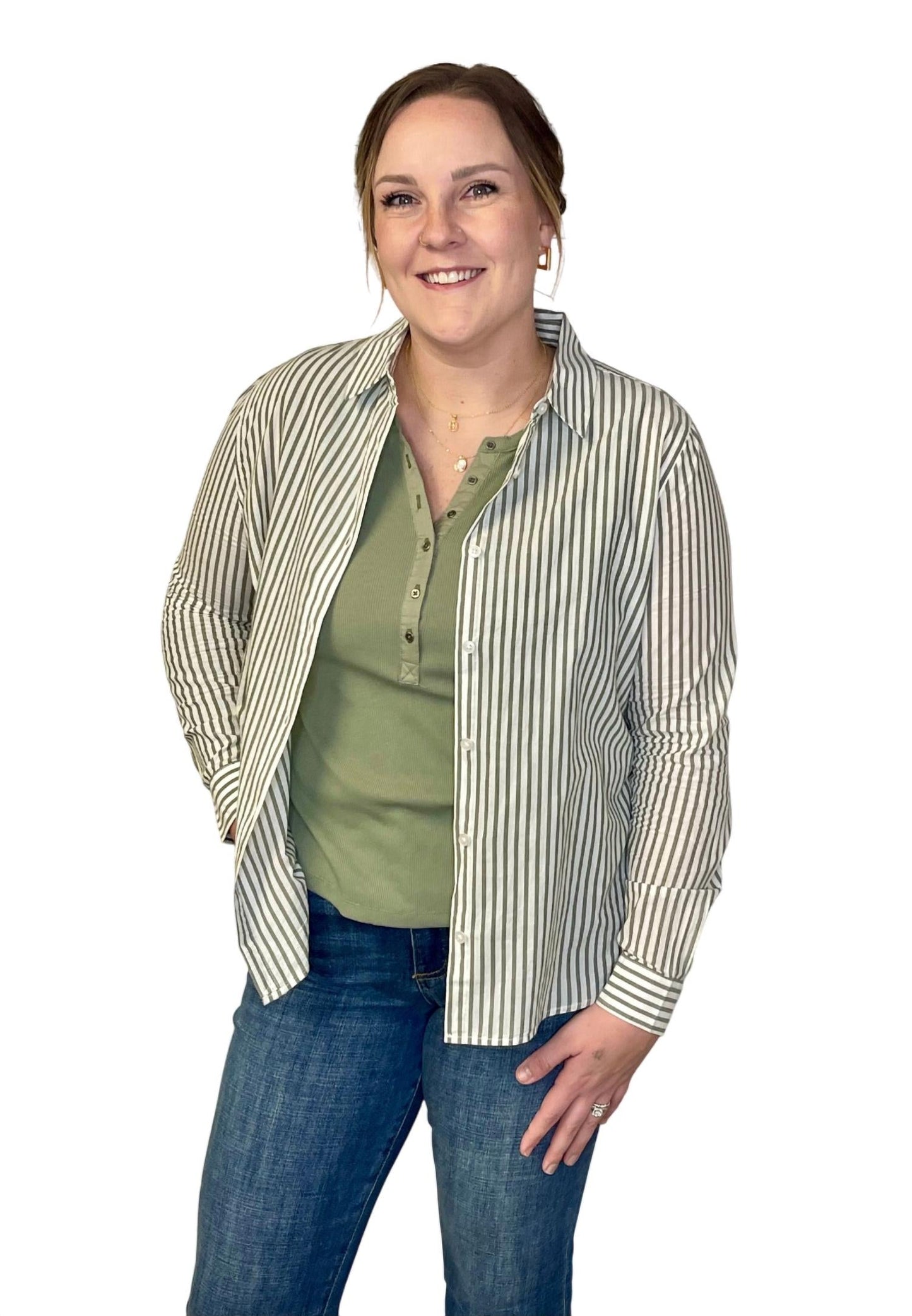 Flags & Anthem - Crane Stripe Shirt
