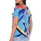 Frank Lyman - Short Sleeve Abstract Print Top