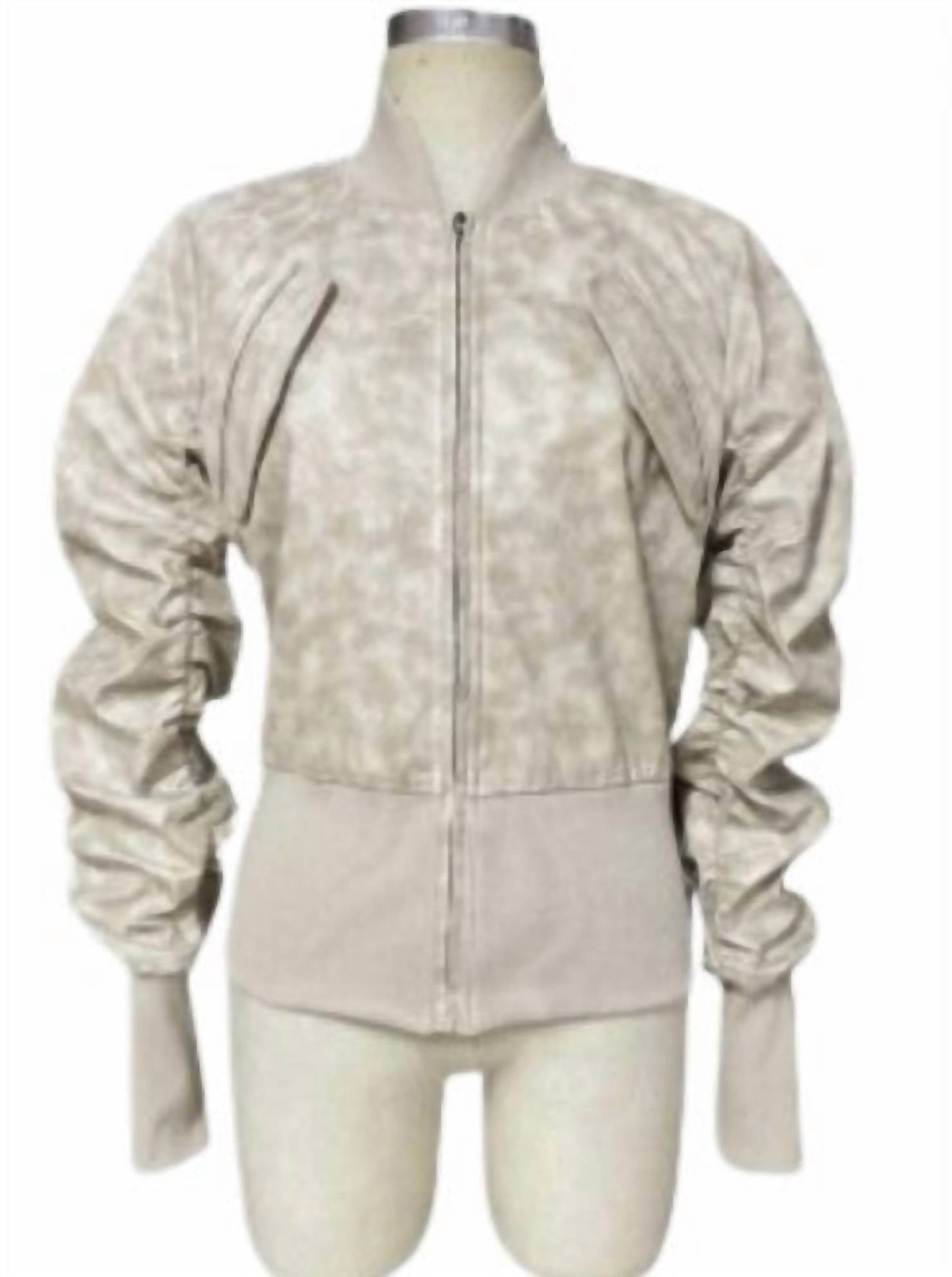 Rossario George - Women's Snakeskin Bomber Jacket
