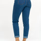 Chocolate Usa - Paperbag Smocked Waist Buttonfly Jeans
