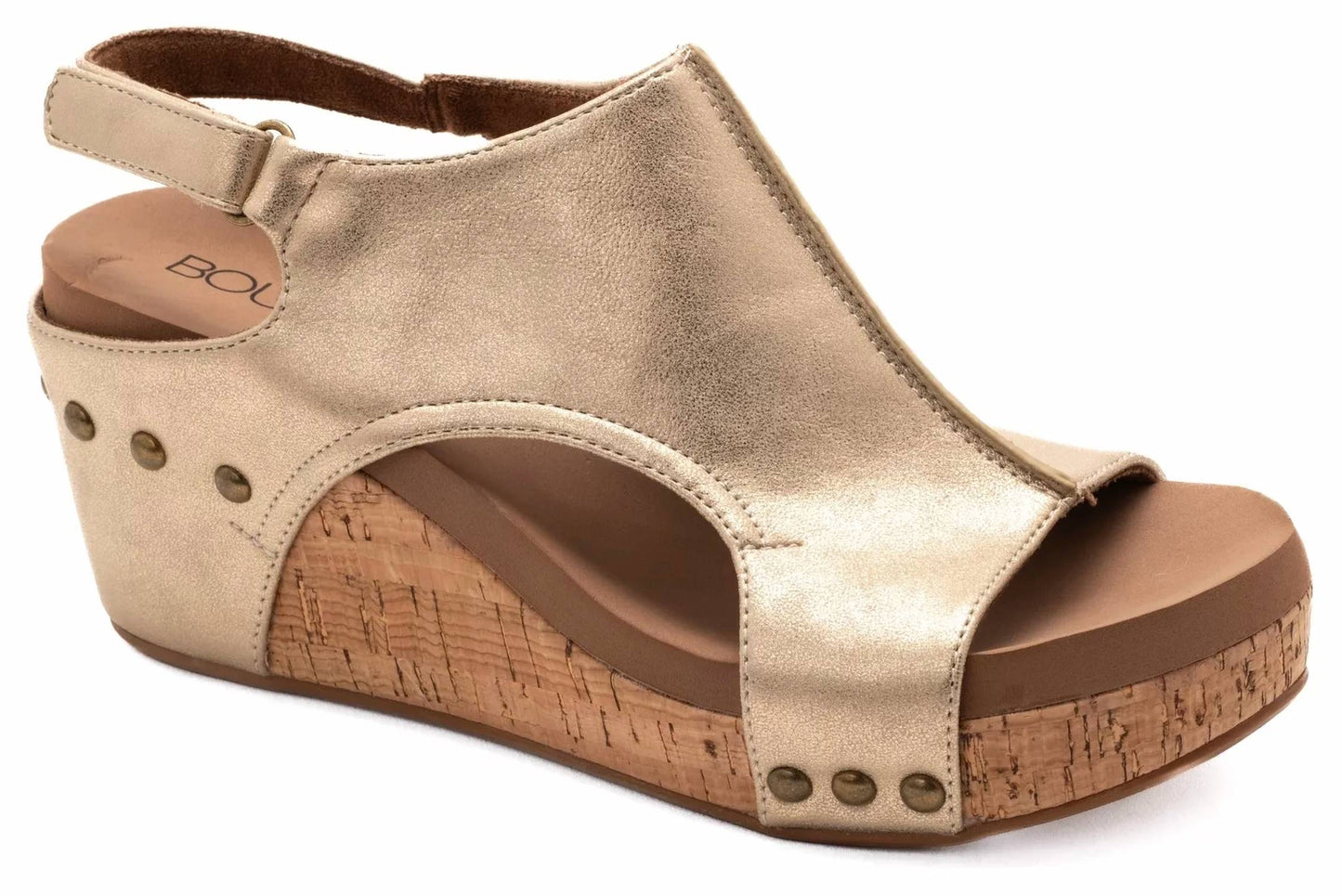 Corkys Footwear - Women's Carley Faux Leather Wedge Sandal
