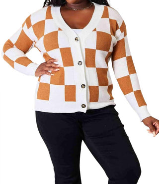 Double Take - Cardigan plus size com decote em V