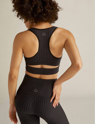 Beyond Yoga - Sutiã Jacquard Work It Over Long Line Beyond Yoga