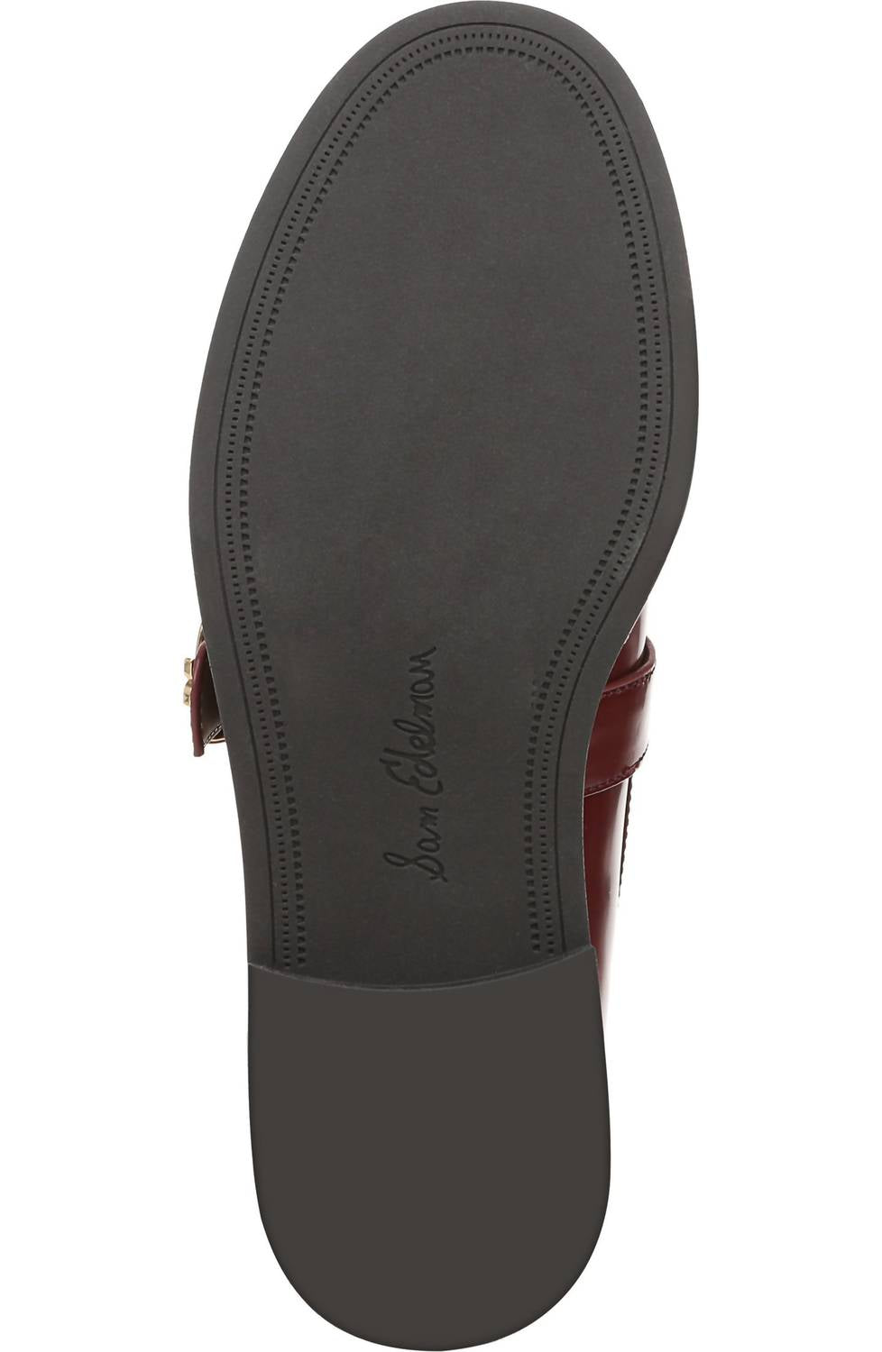 Sam Edelman - Women's Elaina Leather Buckle Detailed Slip On Fashion Loafers