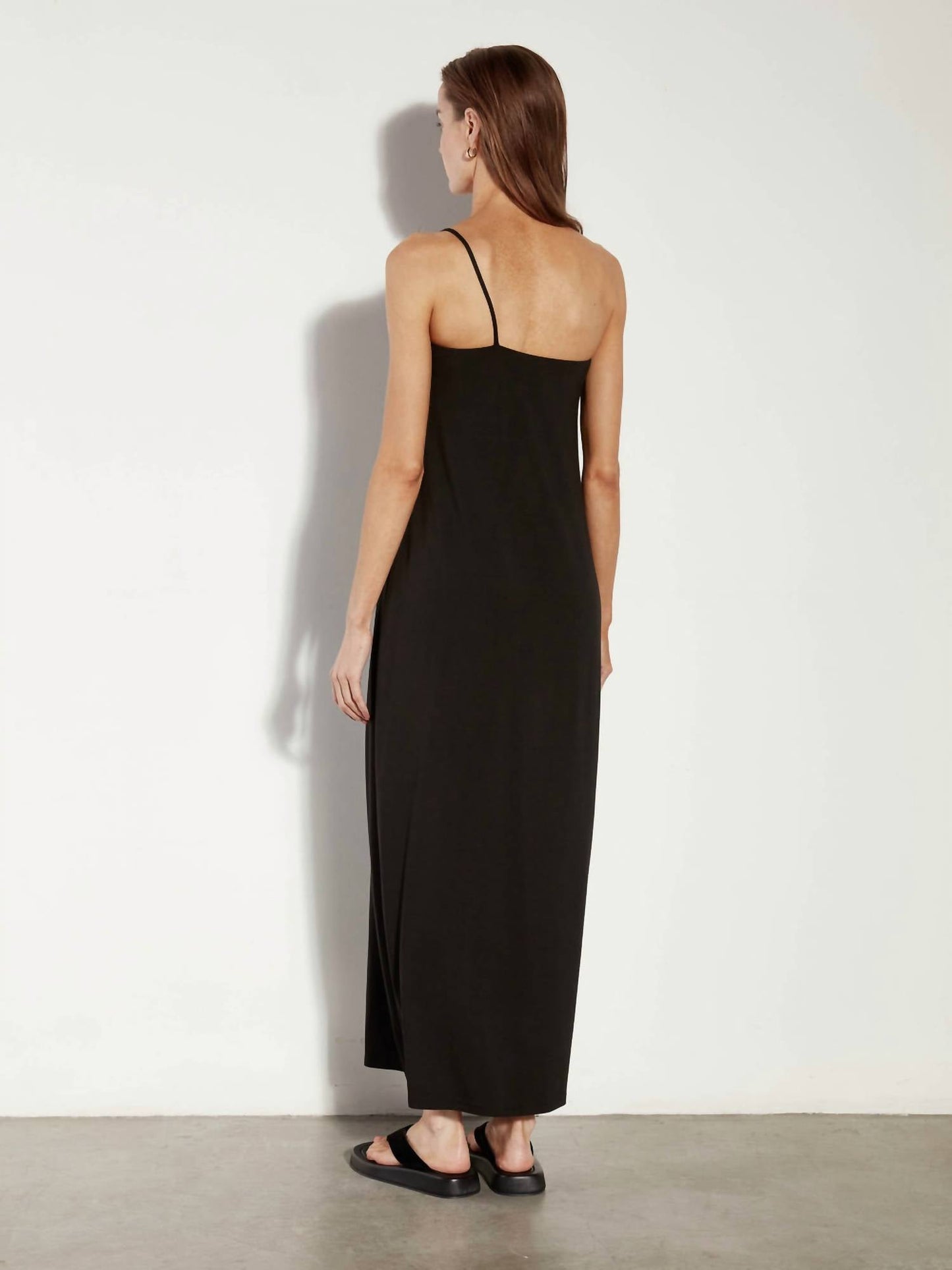 Enza Costa - Luxe Jersey Asymmetrical Maxi Dress