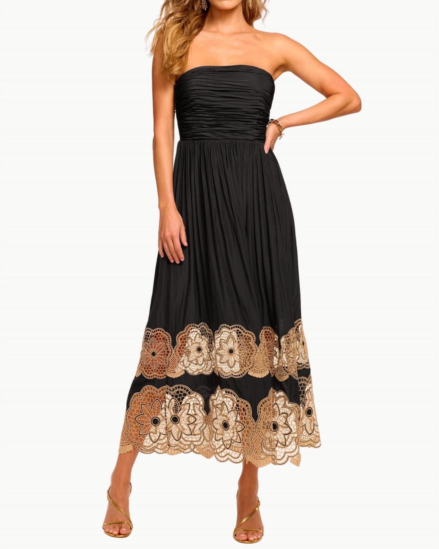 Ramy Brook - Milani Embellished Strapless Maxi Dress