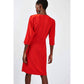 Topshop - Batwing Wrap Midi Casual Wear To Work Dress