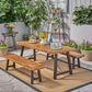 Catriona 3 Piece Wood Outdoor Dining Set - Teak