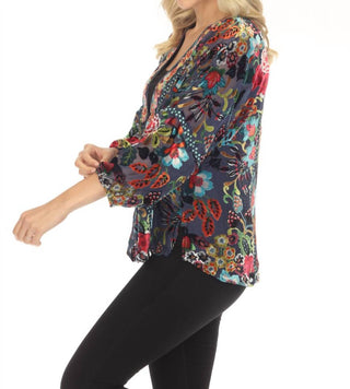 Johnny Was - Jaqueta Minto Burnout Kimono