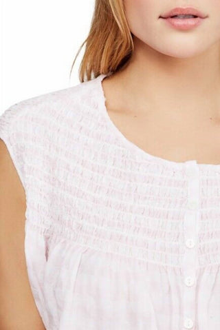 Free People - Blusa com botões frontais e mistura de peças Little Bit of Something