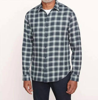 Vince - Camisa xadrez de manga comprida Glen Oak