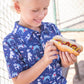 Blue Quail Clothing Co. - Boy's Short Sleeve Shirt Yankee Doodle Dogs