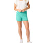 Judy Blue - MID RISE GARMENT DYED FRAY HEM DENIM SHORT