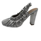 Ulla Johnson - Women's Lucia Leather Ruched High Heeled Shoes