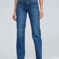 Askk Ny - Women's Long Low Rise Straight Jean