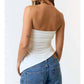 Blue Blush - Asymmetrical Tube Top