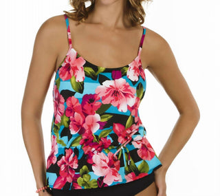 Caribbean Joe - Blusa com amarração e top tankini