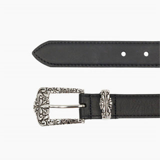 Lejon Leather Goods - Cinto feminino vintage de couro de bisão Carolina Usa