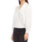 Karen Kane - Drape Front Satin Top