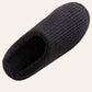 Isotoner - Women's Fine Guage Rib Knit Scuff Slippers