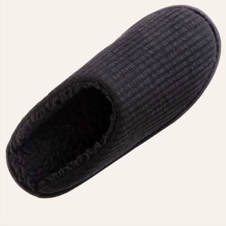 Isotoner - Pantufas femininas de malha canelada fina