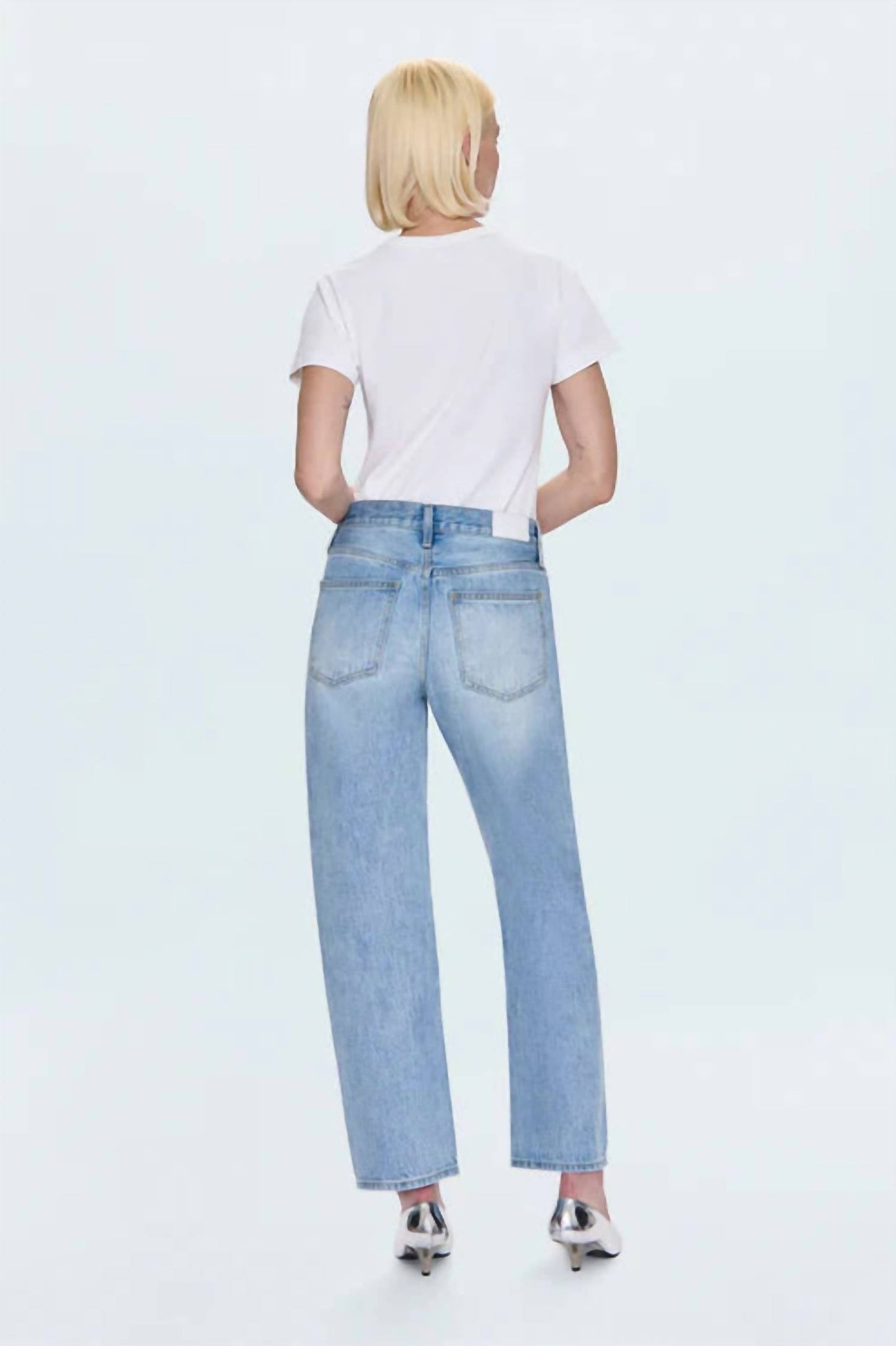 Pistola - Lexi Mid Rise Bowed Straight Jean