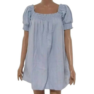 Free People - Vestido Moana Mini com Mangas Bufantes