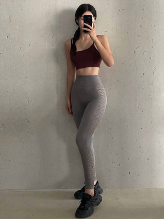 Rockstar Peach - Leggings Arrastão