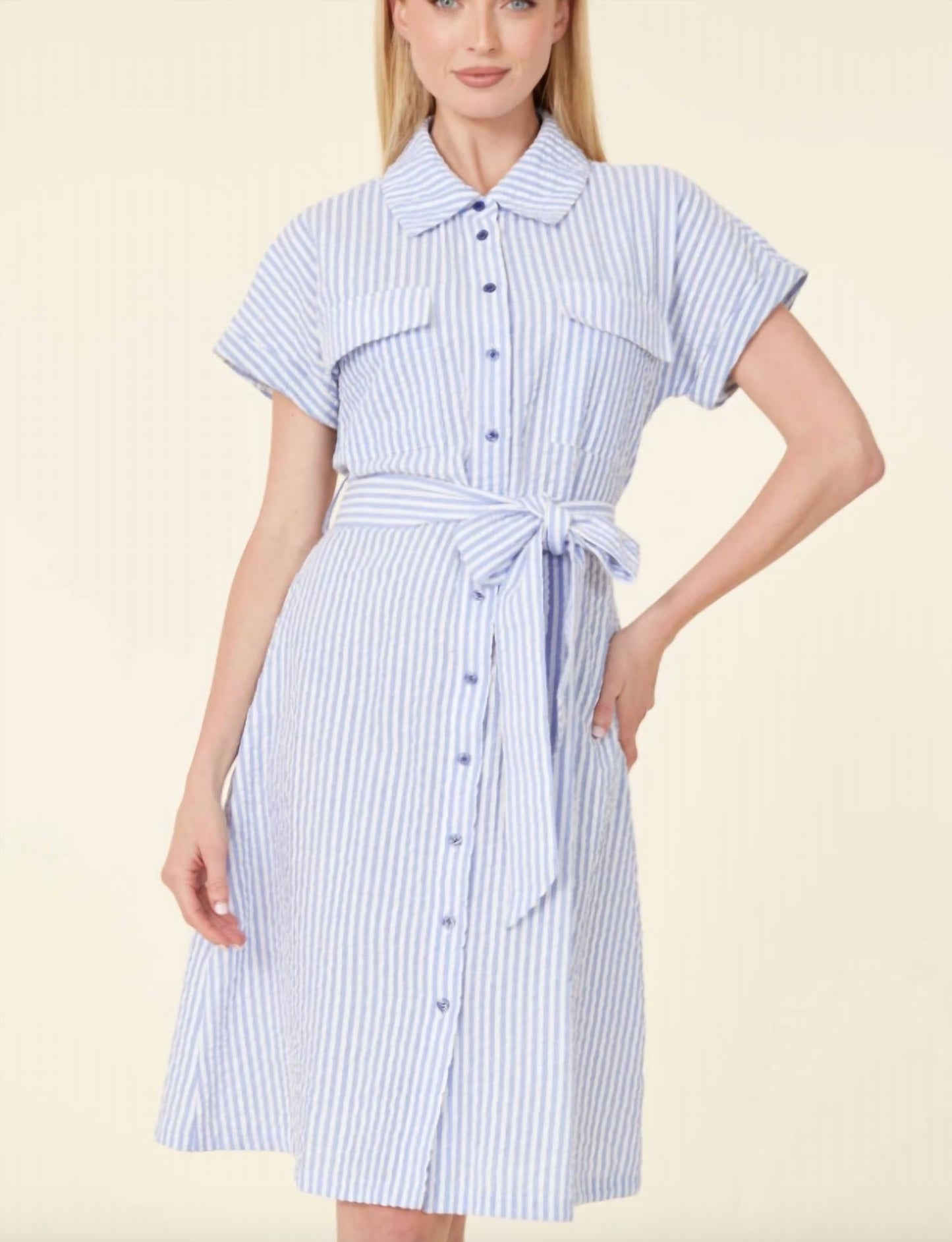 Dolce Cabo - Seersucker Dress