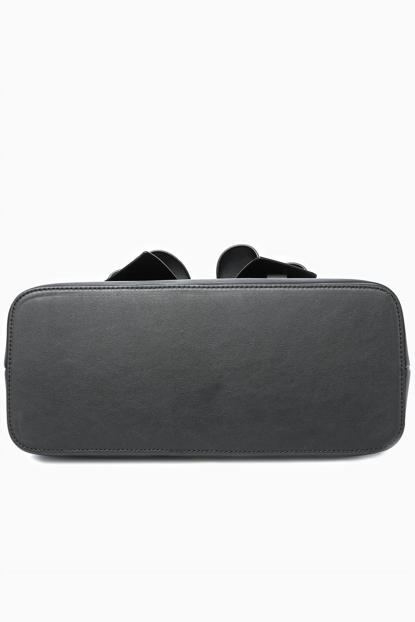 Like Dreams - Women's Daisy Bowtie Dual Straw Tote Bag