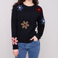 Charlie B - Bouclé Floral Super Plush Sweater