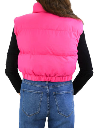 Anwnd - Right Addition Crop Puffer Vest