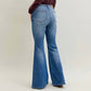 Judy Blue - Jaqueline Double Angular Seam Flare Jeans