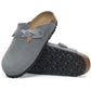 Birkenstock - Women's Boston Braided Suede Clogs