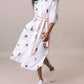 Emily Lovelock - Zora Embroidered Shirt Dress