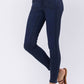 Judy Blue - Non Distressed Mid Rise Skinny Jeans