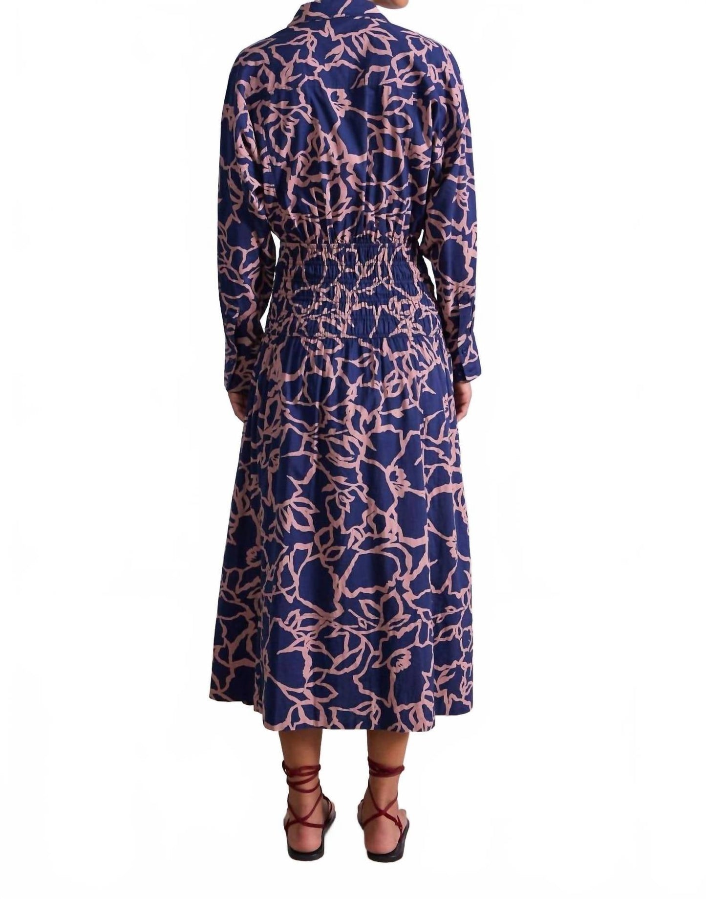 Apiece Apart - Sophia Smocked Shirt Dress