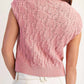 Ee:Some - Cable Knit Mock Neck Sweater