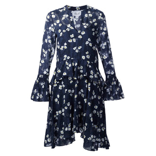 Derek Lam 10 Crosby - Vestido longo floral feminino na altura do joelho
