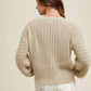 Wishlist - Open-knit Balloon Sleeve Sweater