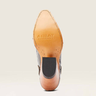 Ariat - Women's Greeley Western Leather Snake Bootie