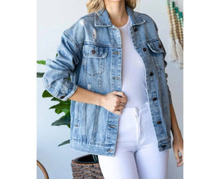 Vervet By Flying Monkey - Jaqueta Curvy Distressed