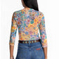 Johnny Was - NATALIE 3/4 MESH TEE