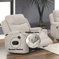 Galya Motion Glider Recliner - Light Gray