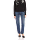 Fifteen Twenty - Bree Embellished Leaf Embroidery Cardigan