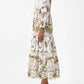 Camilla - Tiered Long Shirt Dress