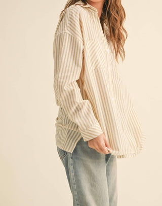 Miou Muse - Charlie Striped Button Down