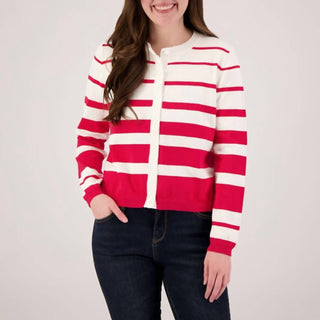 Elliott Lauren - Cardigan Listrado Feminino